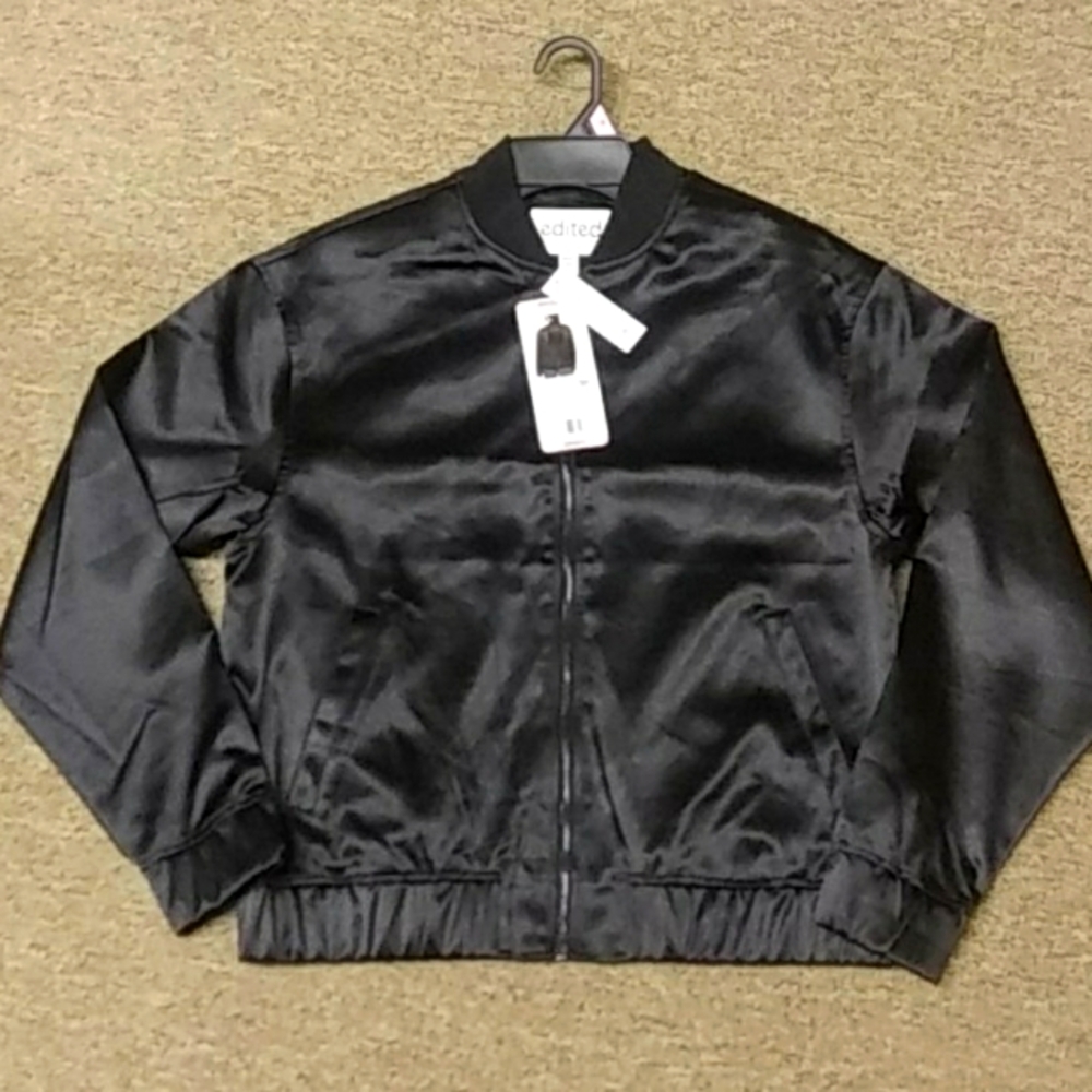 Bomber Jacket - Black, Size: Small